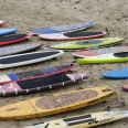 June 9 ocean sport paddleboard surf swim Santa Monica pier